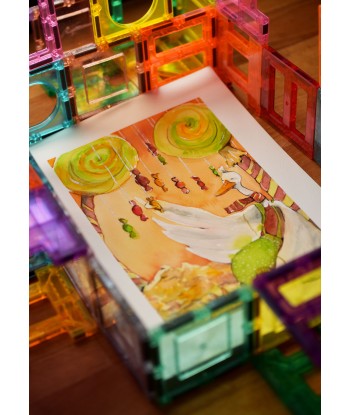 Chilled Goose in Sweet Kingdom - Original Hand-Painted Watercolor Illustration A4