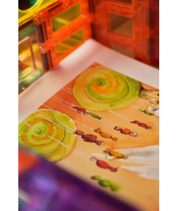 Chilled Goose in Sweet Kingdom - Original Hand-Painted Watercolor Illustration A4