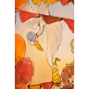 Seagull Stealing Ice Cream – Original Watercolor Illustration, A4
