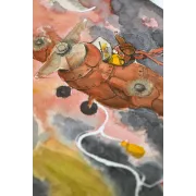 Young Aviator's Dream – Original Watercolor Illustration, 26x36cm