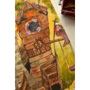 Pirate Treehouse Adventure – Original Watercolor Illustration, 26x36cm