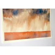 Storm Over the Horizon – Original Watercolor Painting, 25.4x17.8cm