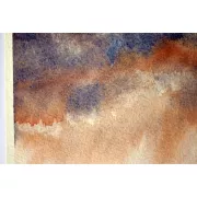 Storm Over the Horizon – Original Watercolor Painting, 25.4x17.8cm