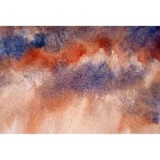 Storm Over the Horizon – Original Watercolor Painting, 25.4x17.8cm