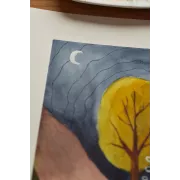 Cozy Treehouse – Original Watercolor Illustration, A4